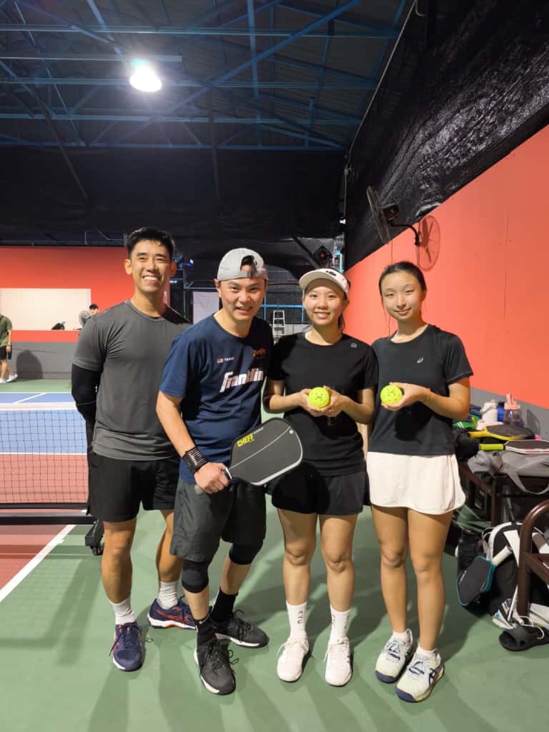 MapleJoy Club players on court with CHEFF